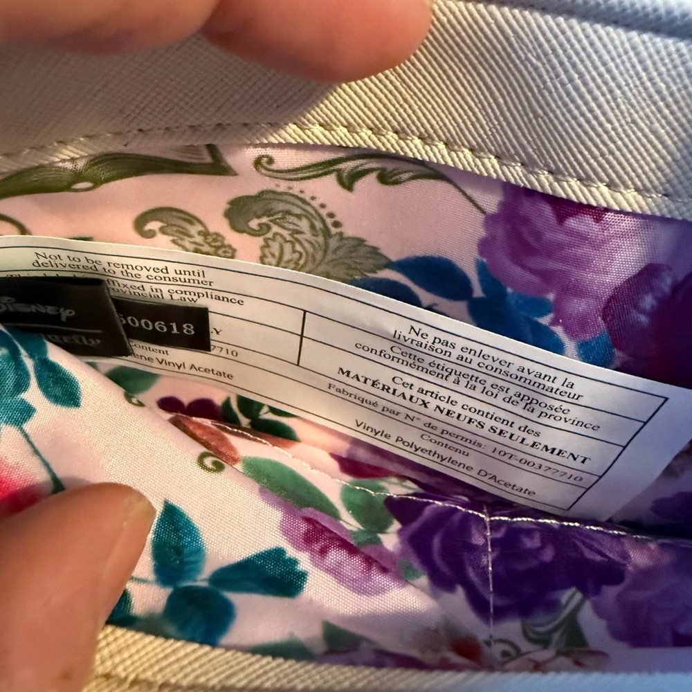 Loungefly Beauty & Beast wallet Cream - Picture 7 of 7
